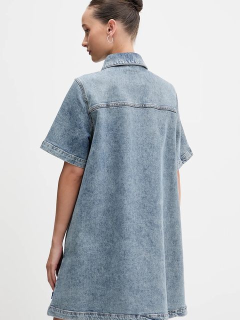 Hugo Blue sukienka jeansowa Gandira_B