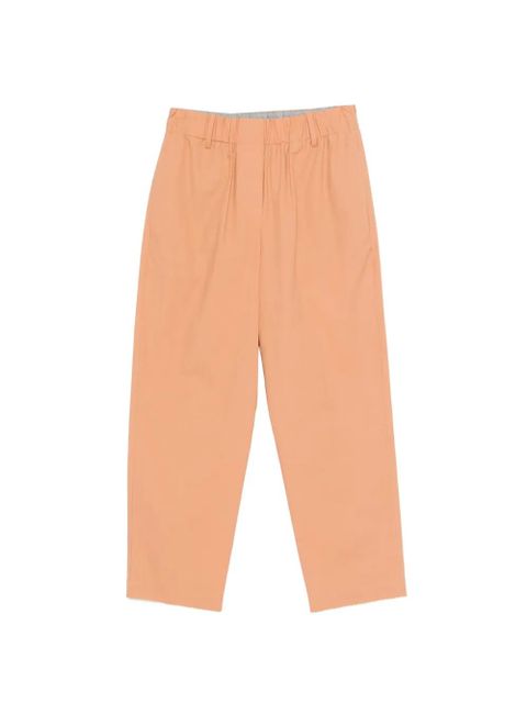 Alysi elasticated straight trousers - Orange - zdjęcie produktu nr 1