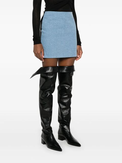 Nanushka denim mini skirt - Blue - zdjęcie produktu nr 2