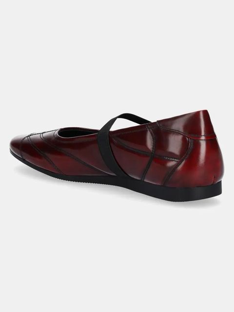 Vagabond Shoemakers baleriny skórzane Hillary kolor bordowy 5925-518-47