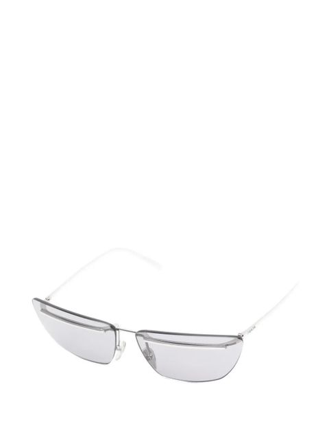 Prada Eyewear geometric-frame sunglasses - Silver - zdjęcie produktu nr 2