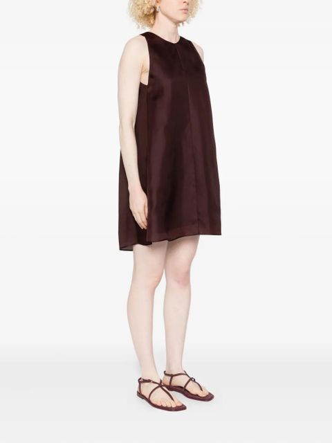 KHAITE Clay sleeveless silk dress - Red - zdjęcie produktu nr 2