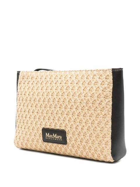 Max Mara Bchmambo clutch bag - Neutrals