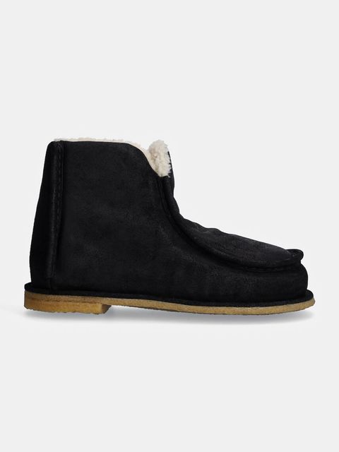 JW Anderson śniegowce zamszowe Ankle Boot damskie kolor czarny ANW43065A - zdjęcie produktu nr 2