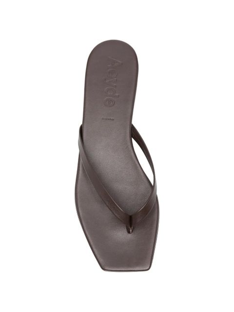 Aeyde Renee flip flop - Brown