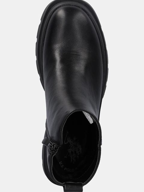 U.S. Polo Assn. botki SHONA003 damskie kolor czarny na platformie lekko ocieplone SHONA003W/EY1