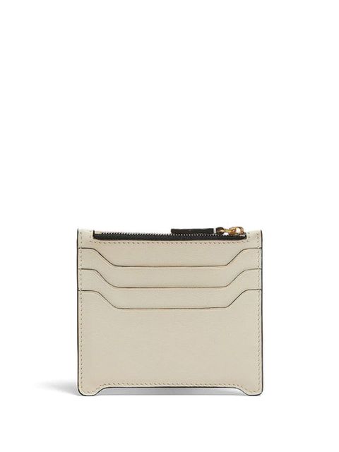 Marni small zipped leather card case - Neutrals - zdjęcie produktu nr 2