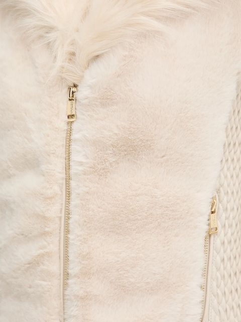 Guess bezrękawnik AMARI kolor beżowy przejściowy W5BL0I KCP70