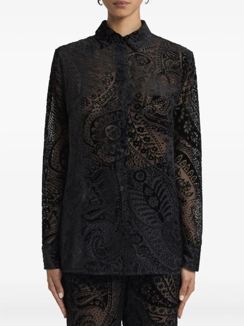ETRO floral paisley shirt - Black - zdjęcie produktu nr 2