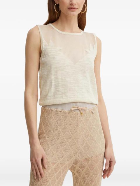 PINKO semi sheer-panel vest - Neutrals - zdjęcie produktu nr 1