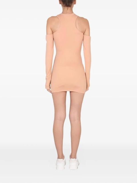 Off-White long-sleeve mini dress - Neutrals - zdjęcie produktu nr 2