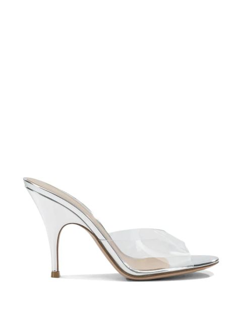 Gianvito Rossi Sofia transparent metallic-finish pumps - White - zdjęcie produktu nr 1