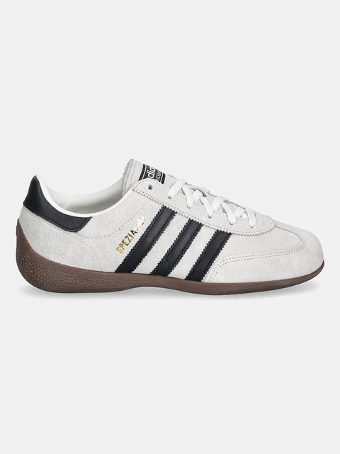 adidas Originals sneakersy skórzane Handball Spezial Lo Pro damskie kolor szary KJ3628
