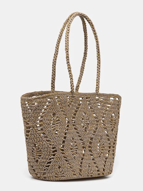 Answear.LAB kosz plażowy kolor brązowy