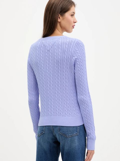 Tommy Jeans sweter bawełniany damski lekki DW0DW22165