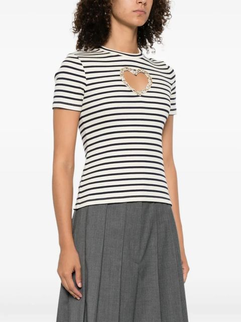 SANDRO striped T-shirt - Neutrals