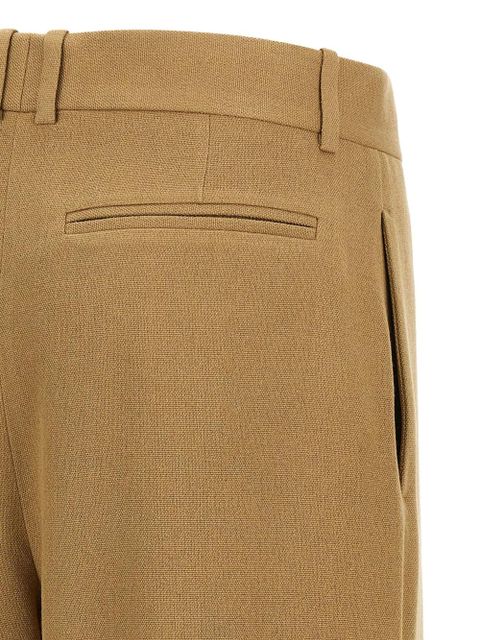 The Row Dender pleated wide trousers - Neutrals