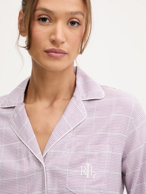 Lauren Ralph Lauren piżama damska kolor fioletowy ILN92448