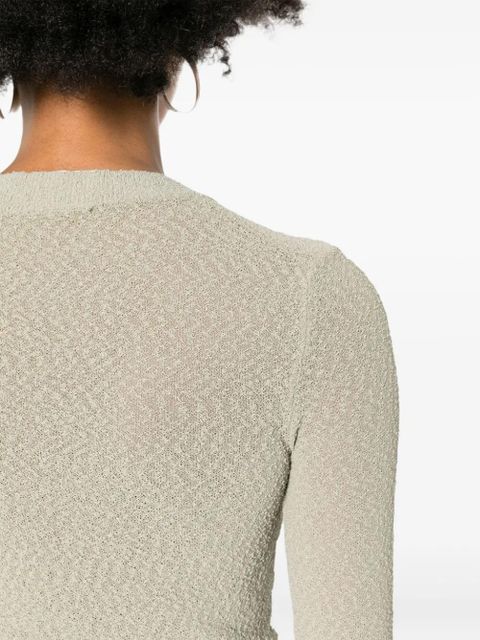 AMI Paris bouclé sweater - Green