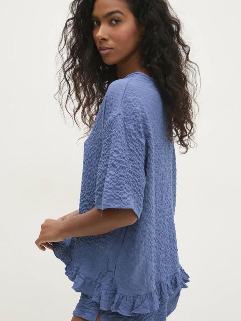 Answear.LAB piżama damska kolor granatowy