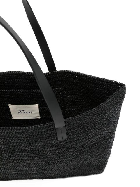 Manebi tag shoulder bag - Black