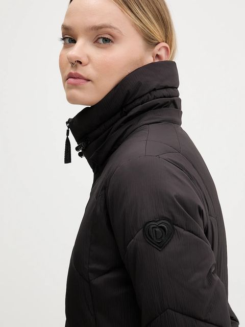 Desigual kurtka BELT kolor czarny przejściowa 25WWEW30