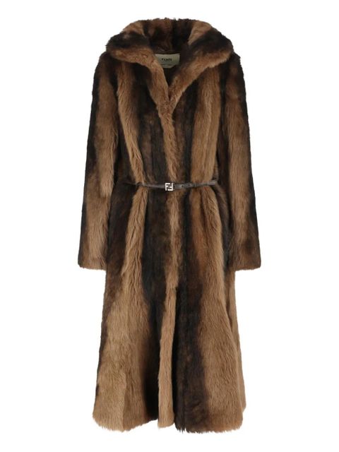FENDI shearling coat - Brown - zdjęcie produktu nr 1