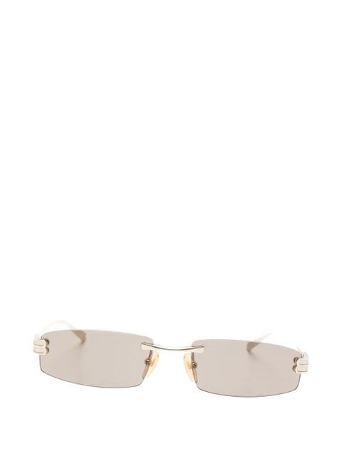 Balenciaga Eyewear rectangle sunglasses - Gold - zdjęcie produktu nr 1