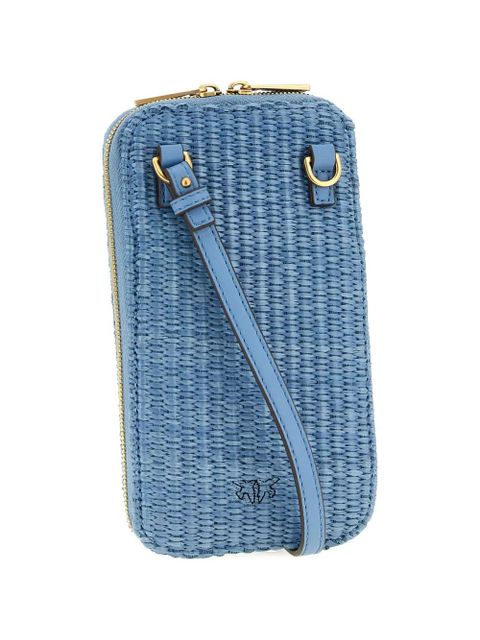 PINKO Love Birds Diamond braided smartphone holder - Blue - zdjęcie produktu nr 2