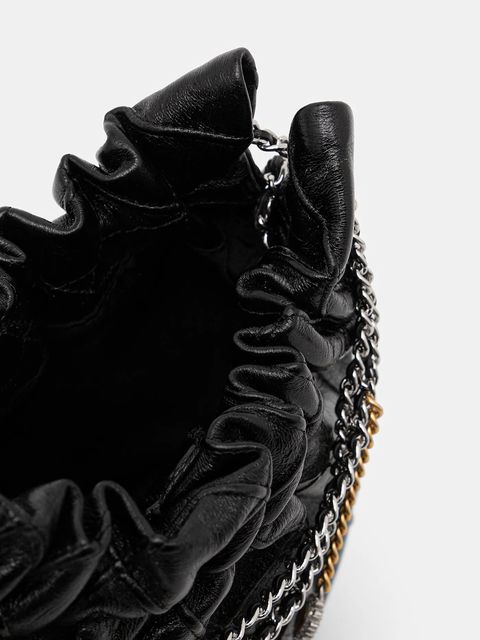 Tory Burch torebka skórzana Fleming kolor czarny 164022-001