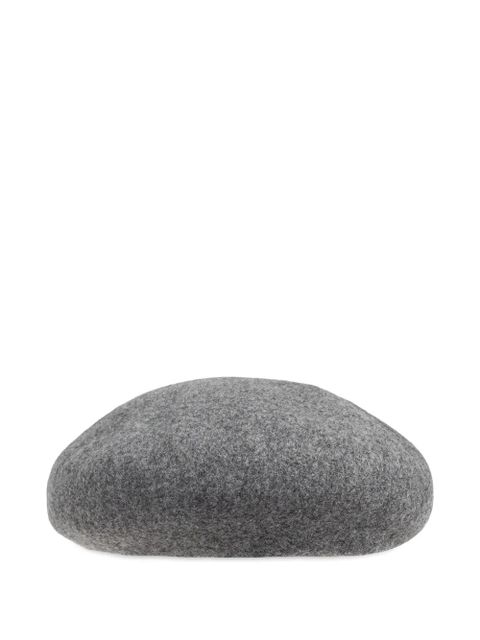Vivienne Westwood logo embroidered beret - Grey