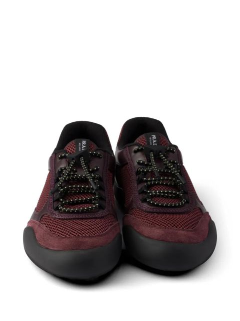Prada Speedrock mesh sneakers - Red