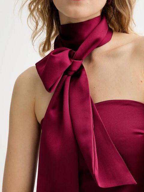 Answear.LAB top i spódnica damski kolor bordowy - zdjęcie produktu nr 2