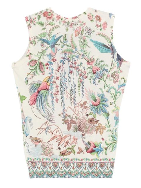 ETRO floral top - Neutrals