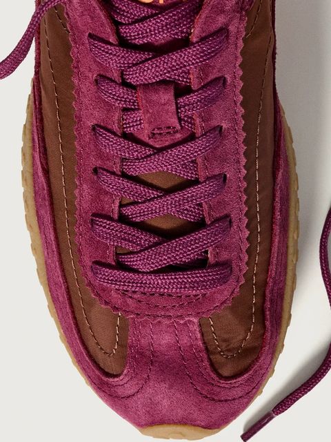 Hoff sneakersy BRIDGE MKII BURGUNDY kolor czerwony 22559003