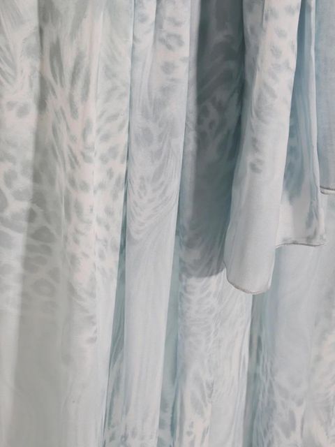 Blumarine printed chiffon dress - Blue - zdjęcie produktu nr 2