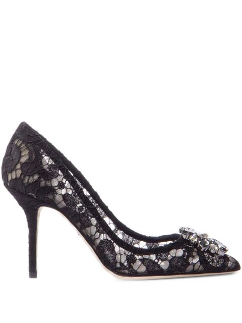 Dolce & Gabbana 90mm Bellucci pumps - Black - zdjęcie produktu nr 1