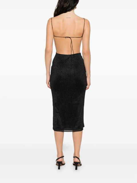 Oséree Glazed Lumière dress - Black