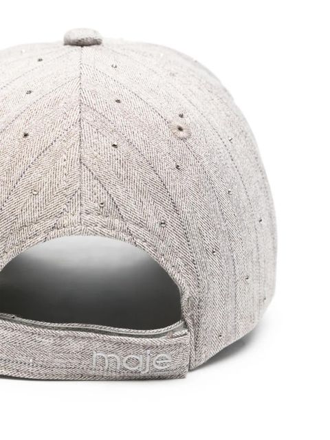 Maje embellished baseball cap - Grey - zdjęcie produktu nr 2