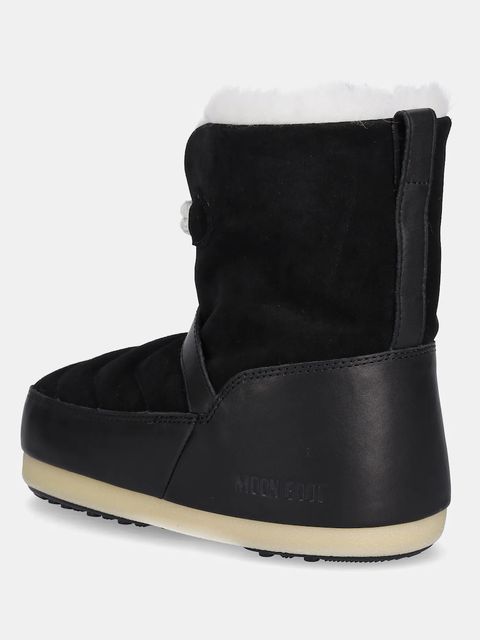 Moon Boot śniegowce zamszowe MB EVX IGLOO kolor czarny 80D1470070 NL02