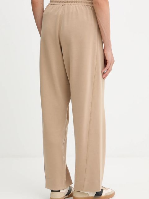 BOSS Orange spodnie dresowe damskie kolor zielony gładkie 50547800