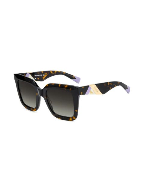 MISSONI EYEWEAR tortoiseshell-effect square sunglasses - Black - zdjęcie produktu nr 2