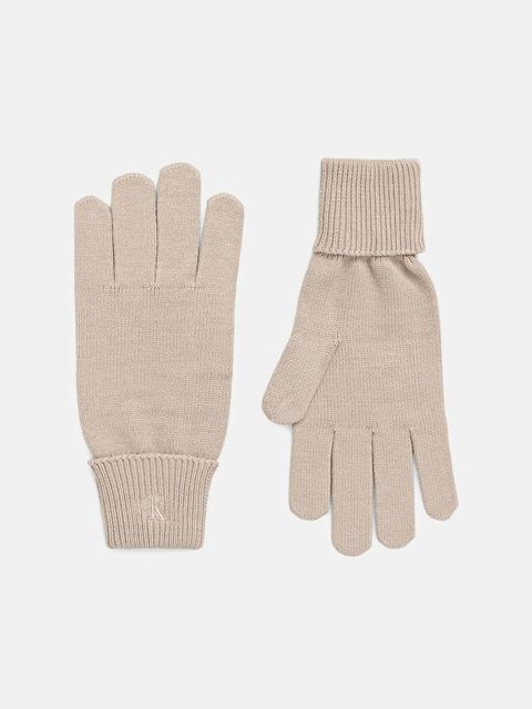 Calvin Klein rękawiczki damskie kolor beżowy LV14F8021G - zdjęcie produktu nr 1