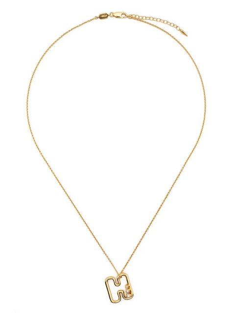 Missoma pearl-embellished initial pendant necklace - Gold - zdjęcie produktu nr 2