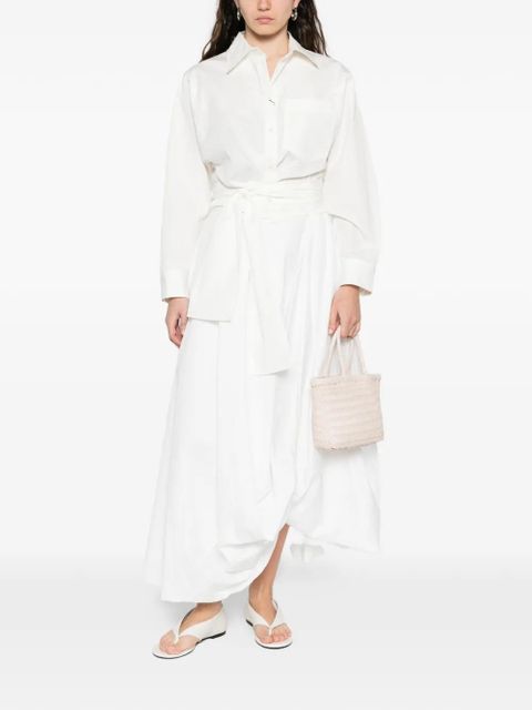 Weekend Max Mara Fresco tie-front shirt - White - zdjęcie produktu nr 2