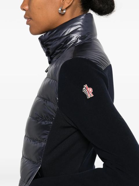 Moncler Grenoble padded zip-up jacket - Blue
