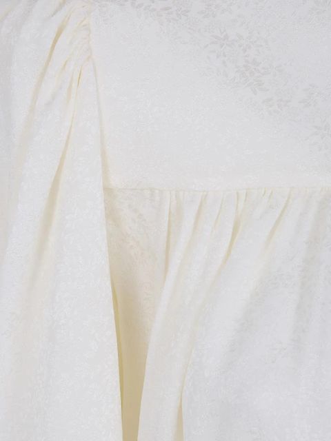 Chloé Minimal gathered-detail blouse - Neutrals