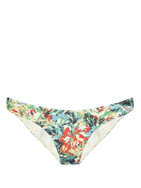 GANNI floral-print bikini bottoms - Blue - zdjęcie produktu nr 1