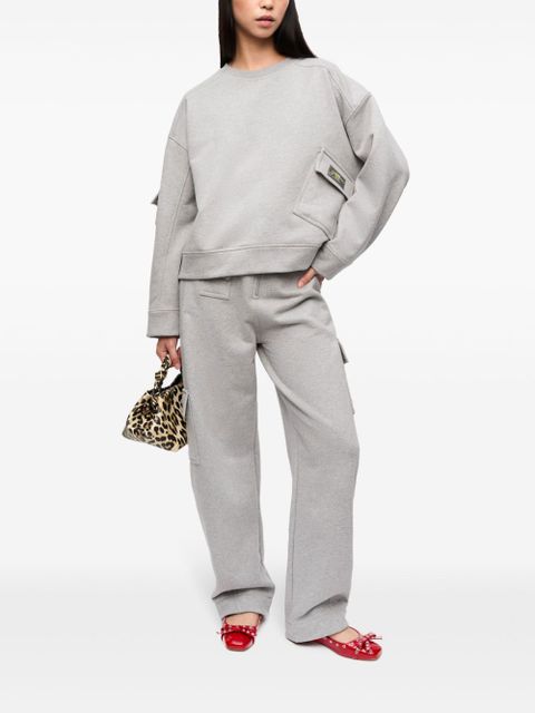 GANNI logo-patch sweatshirt - Grey - zdjęcie produktu nr 2