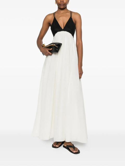 Eleh V-neck maxi dress - White - zdjęcie produktu nr 2